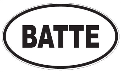 BATTE - Oval Magnet