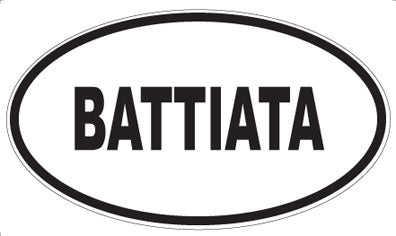 BATTIATA - Oval Magnet
