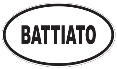 BATTIATO - Oval Magnet