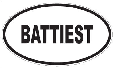 BATTIEST - Oval Magnet