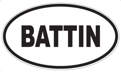 BATTIN - Oval Magnet