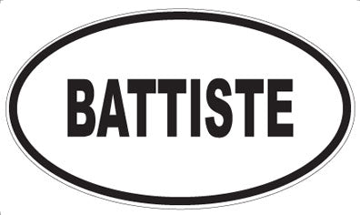 BATTISTE - Oval Magnet