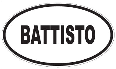 BATTISTO - Oval Magnet