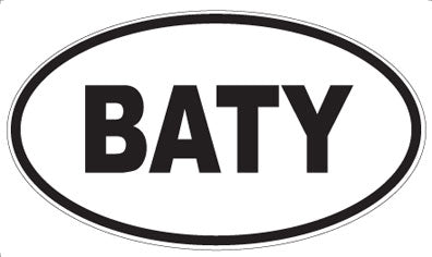 BATY - Oval Magnet