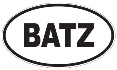 BATZ - Oval Magnet