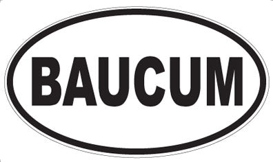 BAUCUM - Oval Magnet