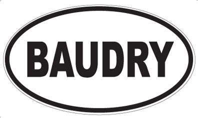 BAUDRY - Oval Magnet