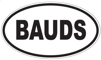 BAUDS - Oval Magnet