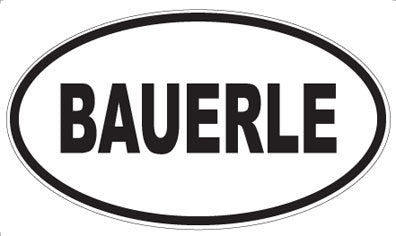 BAUERLE - Oval Magnet