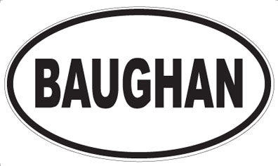BAUGHAN - Oval Magnet