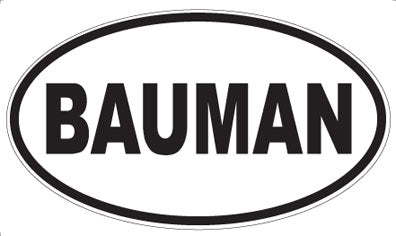 BAUMAN - Oval Magnet