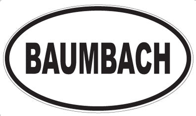 BAUMBACH - Oval Magnet