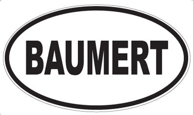 BAUMERT - Oval Magnet