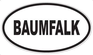 BAUMFALK - Oval Magnet