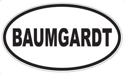 BAUMGARDT - Oval Magnet