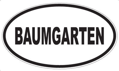 BAUMGARTEN - Oval Magnet