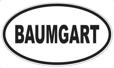 BAUMGART - Oval Magnet