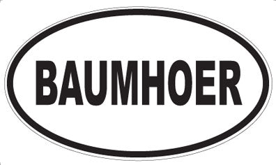 BAUMHOER - Oval Magnet