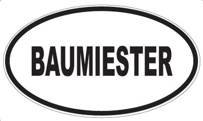 BAUMIESTER - Oval Magnet