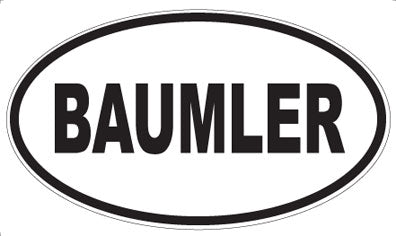 BAUMLER - Oval Magnet