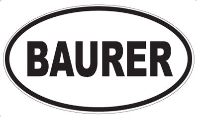 BAURER - Oval Magnet