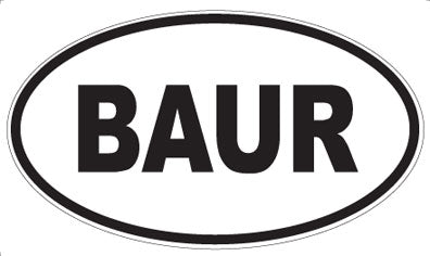 BAUR - Oval Magnet