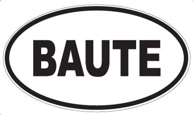 BAUTE - Oval Magnet