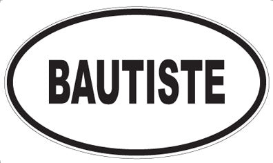BAUTISTE - Oval Magnet