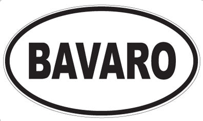 BAVARO - Oval Magnet