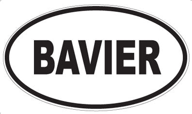 BAVIER - Oval Magnet