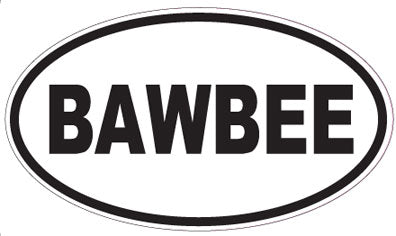 BAWBEE - Oval Sticker