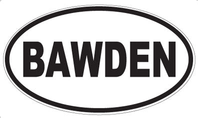 BAWDEN - Oval Magnet