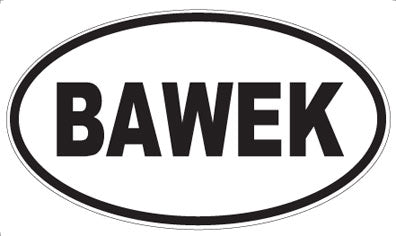 BAWEK - Oval Magnet