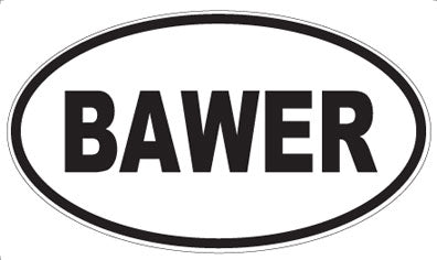 BAWER - Oval Magnet