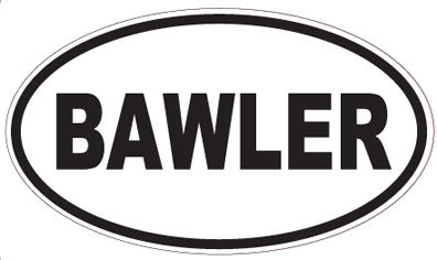 BAWLER - Oval Sticker