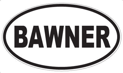 BAWNER - Oval Magnet