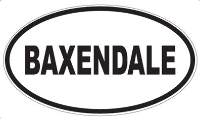 BAXENDALE - Oval Magnet