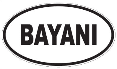 BAYANI - Oval Magnet