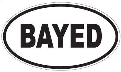 BAYED - Oval Magnet