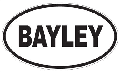 BAYLEY - Oval Magnet