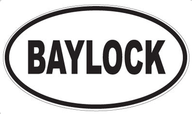 BAYLOCK - Oval Magnet