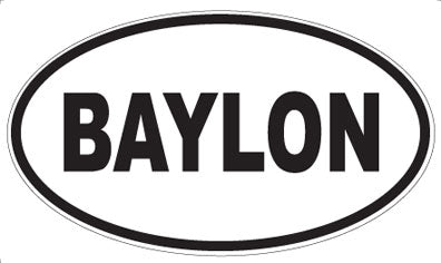 BAYLON - Oval Magnet