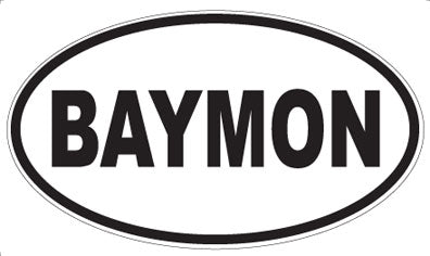 BAYMON - Oval Magnet