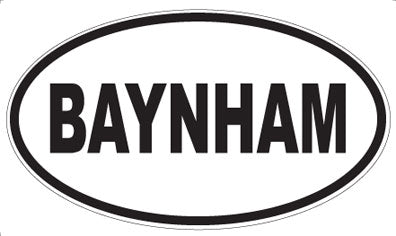 BAYNHAM - Oval Magnet