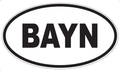 BAYN - Oval Magnet