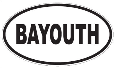 BAYOUTH - Oval Magnet