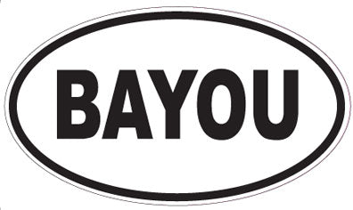 BAYOU - Oval Magnet