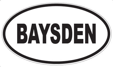 BAYSDEN - Oval Magnet