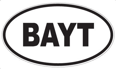 BAYT - Oval Magnet
