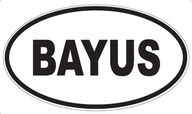 BAYUS - Oval Magnet
